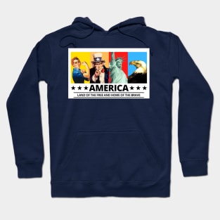 American Independence day july fourth, Hoodie